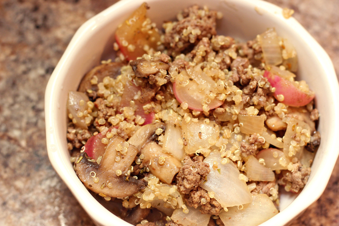 Beef and Quinoa Stir Fry