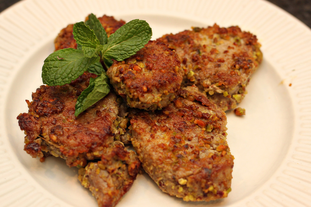 Pistachio-Crusted Pork Chops