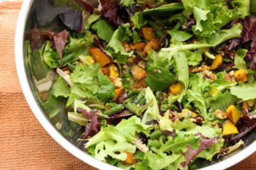 Beets, Green Bean and Walnut Salad