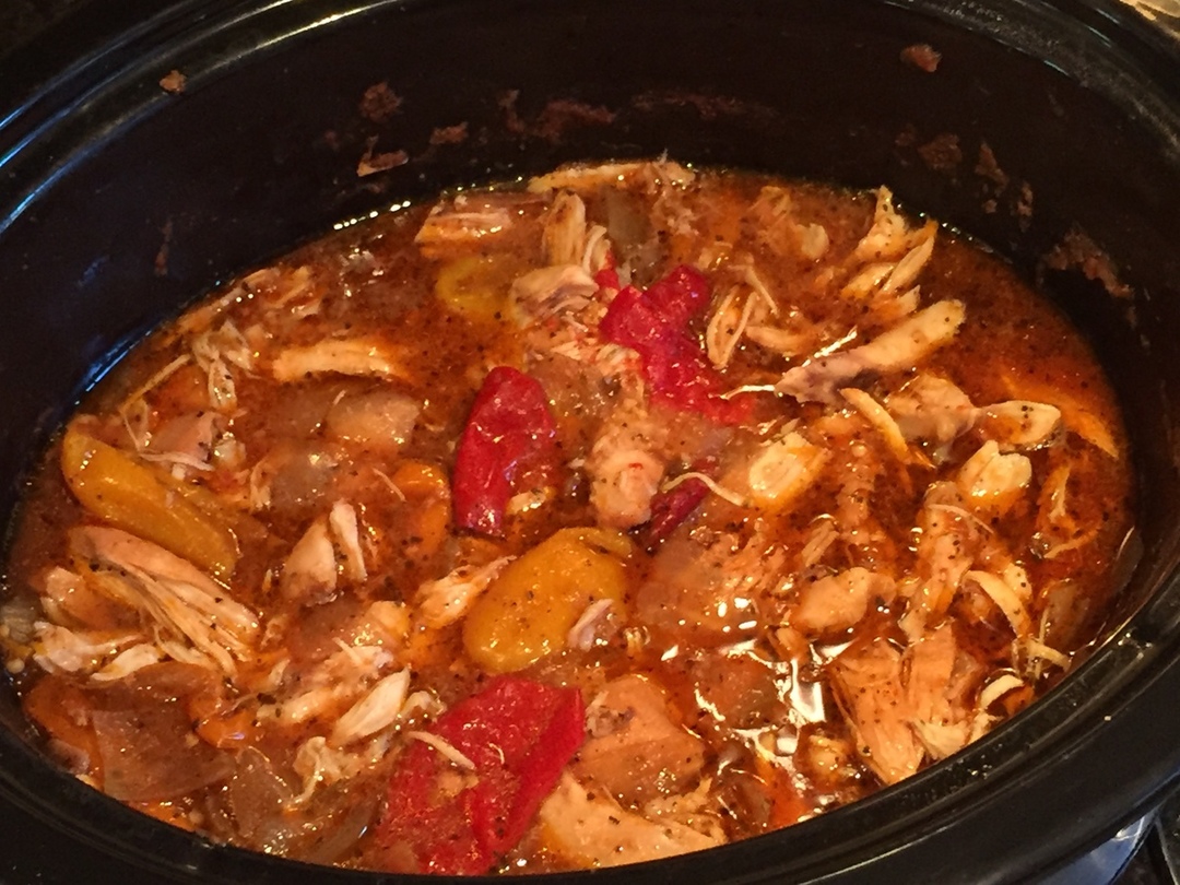 Crockpot Chicken Cacciatore