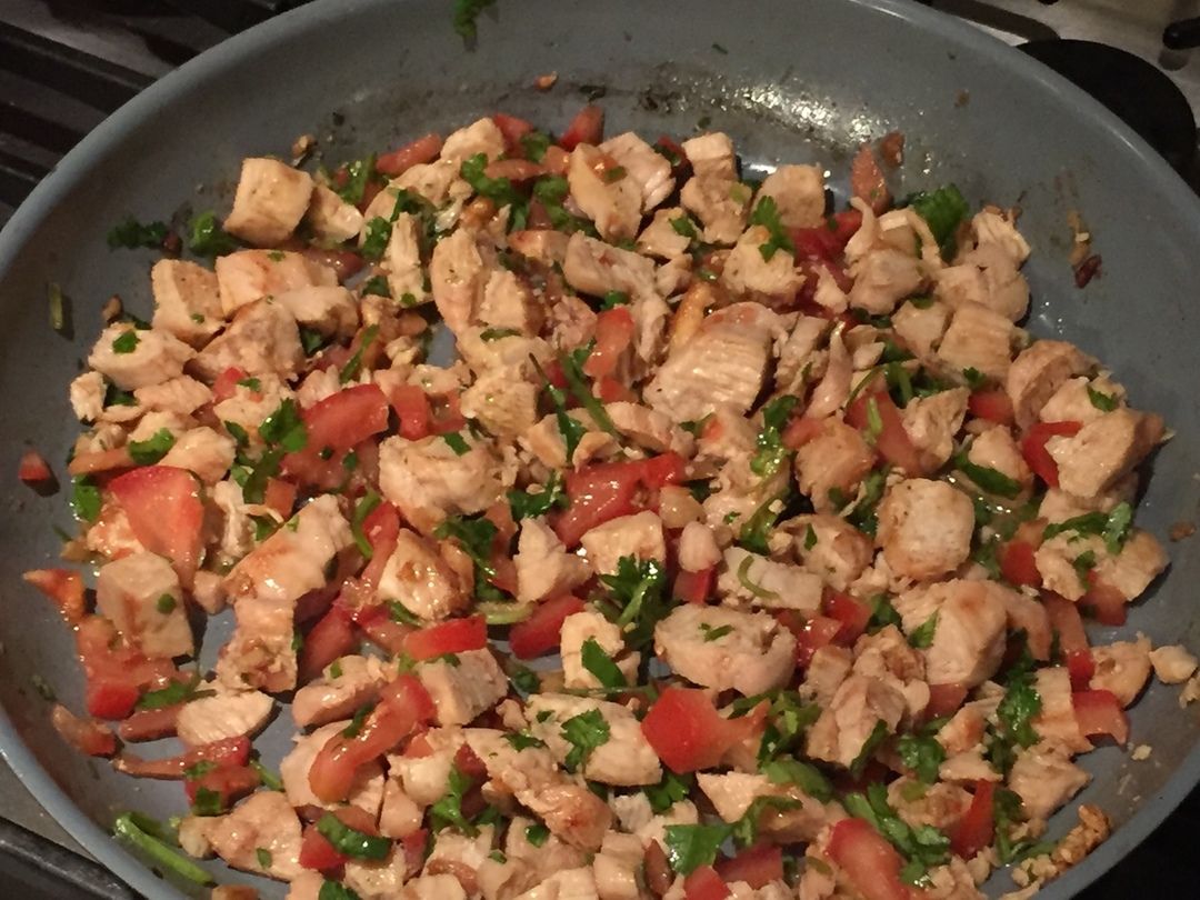 Chicken Scampi al Fresca